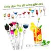 BEBEMOKO 10pcs Swizzle Sticks Mixing Sticks for Cocktails Coffee and Juices Versatile Beverage Stirring Rods for Parties and Events Easy to Use Plastic Drink Mixers view 3
