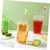 BEBEMOKO 10pcs Swizzle Sticks Mixing Sticks for Cocktails Coffee and Juices Versatile Beverage Stirring Rods for Parties and Events Easy to Use Plastic Drink Mixers view 4