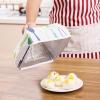2pcs Insulated Food Covers, Square Food Cover Tents Foldable Cover for Food Aluminum Foil Hot Food Insulation Cover Reusable Food Protector Tent for Kitchen (Blue) view 2