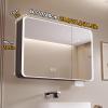 AYHARYLH Mirrored Medicine Cabinets for Bathroom with LED Lights,Bathroom Vanity Mirror with Storage 3227 Inch LED Bathroom Mirror Cabinet with Lights,with Touch Switch view 2