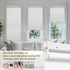 Moonice No Drill No Screw Cordless Waterproof Blackout Roller Shades,Beige view 2