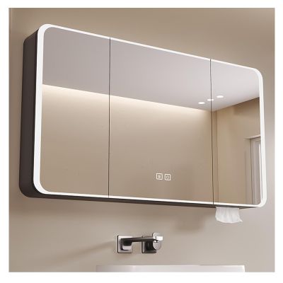 AYHARYLH Mirrored Medicine Cabinets for Bathroom with LED Lights,Bathroom Vanity Mirror with Storage 3227 Inch LED Bathroom Mirror Cabinet with Lights,with Touch Switch