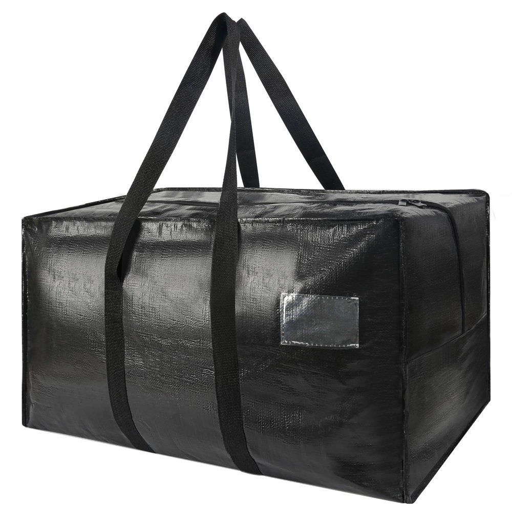 Heavy Duty Extra Large Moving Bags,96 Gallon Jumbo Packing Bags,Huge Moving Storage Bags with Strong Zippers & Carrying Handles,Reusable Big Moving Storage Bags for College Dorm Travel 1Pack
