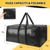 Heavy Duty Extra Large Moving Bags,96 Gallon Jumbo Packing Bags,Huge Moving Storage Bags with Strong Zippers & Carrying Handles,Reusable Big Moving Storage Bags for College Dorm Travel 1Pack view 3