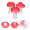 ORFOFE 3pcs Mushroom Shaped Glass for Hydroponics Creative Flower Decor for Design for Tabletop Arrangements view 4