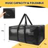 Heavy Duty Extra Large Moving Bags,58 Gallon Jumbo Packing Bags,Huge Moving Storage Bags with Strong Zippers & Carrying Handles,Reusable Big Moving Storage Bags for College Dorm Travel 2Pack view 3
