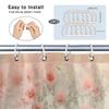 Skonsati Shower Curtains Tropical Life Vintage Wildflower Waterproof Fabric Shower Curtain Washable Polyester Bath Curtain for Bathroom with 12 Hooks, 66" W x 72" L view 3