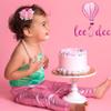 Hot Pink 1st Birthday Hair Bow - Happy Birthday ribbon Bows, Pink Bday Hat Bows, 1stBirthday Hair Clips for Girls, First Birthday Girls Hair Accessories view 2