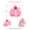 Hot Pink 1st Birthday Hair Bow - Happy Birthday ribbon Bows, Pink Bday Hat Bows, 1stBirthday Hair Clips for Girls, First Birthday Girls Hair Accessories view 3