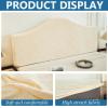 BEITUOPI Bed Headboard Cover for Full Queen Cal King Size Quilted Bed Headboard Slipcover Thicken Dustproof Headboard Padding Protector Cover(4#,55-67inch/140-170cm) view 2