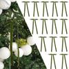 LiBongTa 5'' Moss Green Bow with Long Tail, 24 Pieces Velvet Christmas Bows for Wreaths Already Made, Premade Pretied Bows for Treat Bags, Christmas Tree, Gift Wrapping, Party Favor, Crafts, Wedding view 1