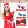 NICOWARM 24PCS Funny Party Sunglasses, Crazy Photo Booth Props, Fun Novelty Glasses, Cool Shpaed Party Sunglasses, Cute Eyewear, Sunglasses Masks, Funny Photo Booth Props Glasses for Adults, Teens view 4