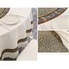 RENEESME Table Cloth Round Table Tablecloth Nordic Light Luxury Style Household Large Round Table Tablecloth Tablecloth Cloth for Dining Table Kitchen Holiday Rectangle Tablecloth(E,39 inch) view 3