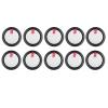 E1 Vacuum Cleaner Replacement Filter, 10-Pack Set, White view 1