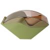 Coffee Filter Holder, Coffee Filter Container Acrylic with Lid for Cafe (Green) view 4