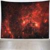 BELECO Large Galaxy Stars Tapestry Wall Hanging Universe Outer Space Red Starry Sky Tapestry Wall Decor Psychedelic Galaxy Nebula Wall Tapestry for Ceiling Bedroom Living Room Dorm Decor view 1