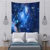 BELECO Large Cosmic Space Galaxy Tapestry Wall Hanging Blue Starry Sky Tapestry for Bedroom Aesthetic Universe Outer Space Nebula Stars Tapestry Art Wall Decor for Ceiling Living Room Dorm view 4