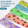 Bagentry Towel Bands 5-Pack, No Snapping Windproof Towel Straps, Rubber Towel Band Chair Clips, Towel Holder for Lounge Beach, Pool& Cruise Ship Chairs view 4