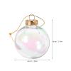 ABOOFAN 6pcs Shatterproof Christmas Ornaments Transparent Decorative Hanging for Xmas Tree Holiday Parties Weddings and Home Decoration view 2