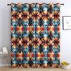 Southwestern Blackout Curtains, Aztec Curtains for Bedroom Living Room Decor, Native American Window Curtain Drapes Grommet Thermal Insulated, 52 x 108 Inch 2 Panels Set PW&432 view 1