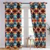 Southwestern Blackout Curtains, Aztec Curtains for Bedroom Living Room Decor, Native American Window Curtain Drapes Grommet Thermal Insulated, 52 x 108 Inch 2 Panels Set PW&432 view 2