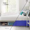 Upluxius Egyptian Cotton Box Pleated Bed Skirt Twin XL Size with 12 Inches Drop Length - 39 x 80 Inches 1000 Thread Count Soft Bed Spring Cover Bed Skirt Easy Fit Winkle & Fade Resistant - Royal Blue view 3