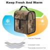 DJUETRUI Insulated Lunch Bag for Men Women Cooler Tote Bag Reusable Lunch Box Container The Waiting Lion Cub Lunch Bag for Work Picnic view 3