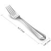 KEAWELL Pearl Edge 4-Piece Premium Fork Set, 18/10 Stainless Steel, Fine Silverware with Mirror Finish, Dishwasher Safe (4, 8" Dinner Forks) view 2