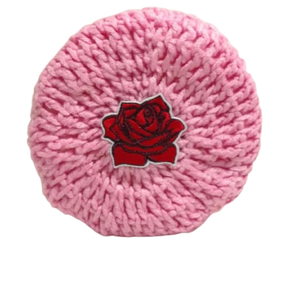 Toilet Paper Cover Red Pink Rose Valentine's Day Crochet