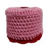 Toilet Paper Cover Red Pink Rose Valentine's Day Crochet view 3