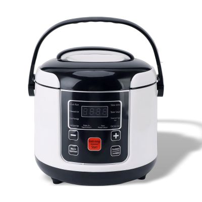 2L Portable Compact Car Rice Cooker with Insulation, Non Stick Inner Pot, Steam Basket for White & Whole Grain Rice, Sushi, , 12V for Cars,