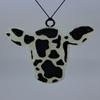 Cow Print Cow Long-lasting Car Freshener With Adjustable Hanger (Sweater Weather) view 1