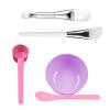 5Pcs Mixing Bowl Set Silicone Brush Measuring Spoon Bowl Mixing Spatula view 1