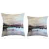 American Crew Rowing Sculling Rowing Boat Rower Art Throw Pillow view 3