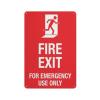 Fire Exit For Emergency Use Only Sign Warning Sticker-Security Sign Outdoor Sign 12 X 8 Inches view 1