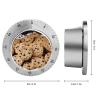 Timer,Chocolate Chip Biscuits Print Visual Timer,Mechanical Kitchen Timer,Stainless Steel Countdown Timer,60 Minute Wind Up Timer view 2