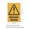 Warning Boiling Water Sign 12 X 8 Inches Reflective Aluminum Metal Warning Signage With Symbol For Indoor Outdoor Use view 2