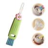 3 in 1 Cup Lid Cleaning Brush, 2024 Multifunctional Crevice Portable Cup Lid Cleaning Brush for Bottle Gap Tight Spaces Cup (Green) view 1