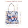 Lywjyb Birdgot Baseball Gift Baseball Lover Game Day LA Fans Merch Tote Bag (Dodge Era Tote) view 4