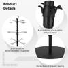 LUMINFLY Stand Rack Hanging Metal Cup High-Footed - Holder Glass Wine Holders 12 - Tier 3 Stand, Tree Cocktail - Ideal for Wine Glasses and Storing Displaying view 3