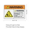 Warning Rotating Fan Blades Sign Safe Sign, Signs Outdoor, 12 X 8 In, Sign For Home, Business, Driveway Alert view 2
