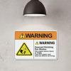 Warning Rotating Fan Blades Sign Safe Sign, Signs Outdoor, 12 X 8 In, Sign For Home, Business, Driveway Alert view 3