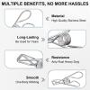 Clothes Pins Heavy Duty Outdoor, 40 Pcs Stainless Steel Clothespins, Metal Clips Heavy Duty for Hanging Clothes, Clothes Clips, Laundry Clips, Stainless Steel Clips for Clothes view 4