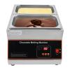 500W Electric Melting Pot for Chocolate w/Digital Display Control,Commercial Chocolate Warmer Melting Pot Chocolate Melter Pot Machine for Home or Bakery Use 2 Tanks for 26.46lb of Tempered Chocolate view 1