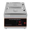 500W Electric Melting Pot for Chocolate w/Digital Display Control,Commercial Chocolate Warmer Melting Pot Chocolate Melter Pot Machine for Home or Bakery Use 2 Tanks for 26.46lb of Tempered Chocolate view 2