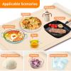 Fuloon Rollable & Portable Electric Warming Tray,Upgreaded Graphene Heating Food Warming Mat with Overload Protection and Storage Bag Made of Premium Silicone view 2