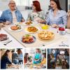 Fuloon Rollable & Portable Electric Warming Tray,Upgreaded Graphene Heating Food Warming Mat with Overload Protection and Storage Bag Made of Premium Silicone view 3
