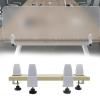 Desk Privacy Divider, Frosted Free Standing Privacy Screen Acrylic Clamp-on Desk Privacy Panel for Table Standing Sound Proof Desktop Office Classroom(120X30CM/47.2X11.8IN) view 1