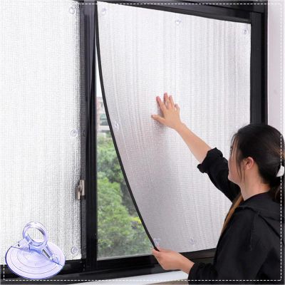 Aluminum Foil Blackout Window Film,8mm Heat Reflective Window Glass Film,Glare Day and Night Window Film,Glass Window Sticker,Privacy Thermal Insulation Shield,WxH-45x150cm/18''x59''