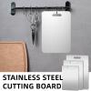 Wttfc Titanium Chopping Board, Titanium Cutting Board,Double Sided Titanium Cutting Boards for Kitchen, Dishwasher Safe,Easy to Clean & Free of Impurities,L view 4
